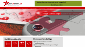 What Hilfdirselbst.ch website looked like in 2020 (4 years ago)