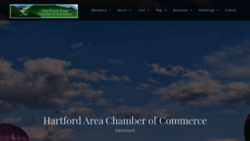 What Hartfordvtchamber.com website looked like in 2020 (3 years ago)