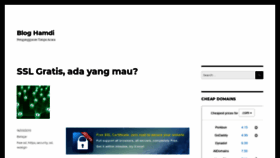 What Hamdi.web.id website looked like in 2020 (3 years ago)