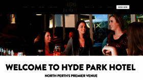 What Hydeparkhotel.com.au website looked like in 2020 (3 years ago)