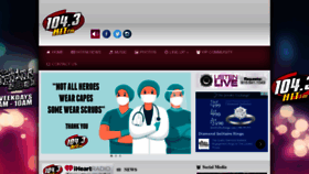 What Hitfmradio.com website looked like in 2020 (3 years ago)