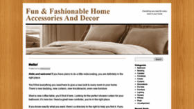 What Homeaccessoriesanddecor.com website looked like in 2020 (3 years ago)