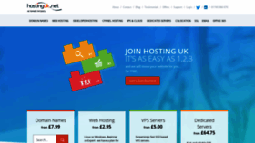 What Hostinguk.net website looked like in 2020 (5 years ago)