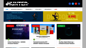 What Hunterae.com website looked like in 2020 (3 years ago)