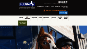What Happa.org.uk website looked like in 2020 (3 years ago)