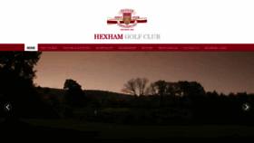 What Hexhamgolf.co.uk website looked like in 2020 (3 years ago)
