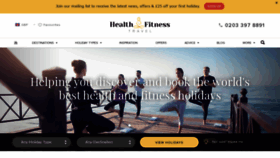 What Healthandfitnesstravel.com website looked like in 2020 (3 years ago)