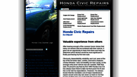 What Hondacivicrepairs.com website looked like in 2020 (3 years ago)
