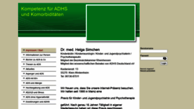 What Helga-simchen.info website looked like in 2020 (3 years ago)