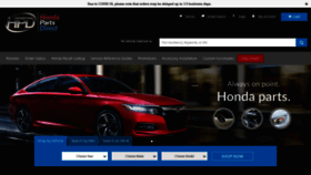 What Hondapartsdirect.com website looked like in 2020 (3 years ago)