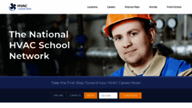 What Hvaccareernow.com website looked like in 2020 (3 years ago)