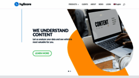 What Hyscore.io website looked like in 2020 (5 years ago)