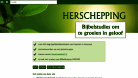 What Herschepping.nl website looked like in 2020 (3 years ago)