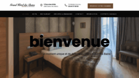 What Hotel-des-bains.fr website looked like in 2020 (3 years ago)