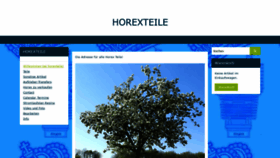 What Horexteile.eu website looked like in 2020 (3 years ago)