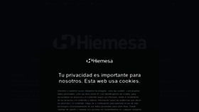 What Hiemesa.com website looked like in 2020 (3 years ago)