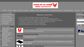 What Homeofanangel.de website looked like in 2020 (3 years ago)