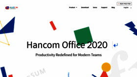 What Hancom.co.kr website looked like in 2020 (3 years ago)