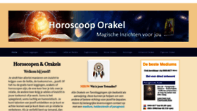 What Horoscooporakel.nl website looked like in 2020 (3 years ago)