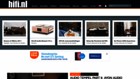 What Hifi.nl website looked like in 2020 (4 years ago)