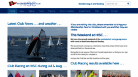 What Hisc.co.uk website looked like in 2020 (3 years ago)