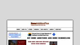 What Homeadditionplus.com website looked like in 2020 (3 years ago)