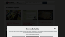 What Helpster.de website looked like in 2020 (3 years ago)
