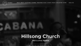 What Hillsong.com website looked like in 2020 (3 years ago)