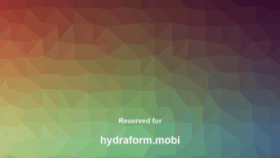What Hydraform.mobi website looked like in 2020 (3 years ago)