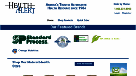 What Healthalert.com website looked like in 2020 (3 years ago)