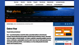 What Hvar.photos website looked like in 2020 (3 years ago)