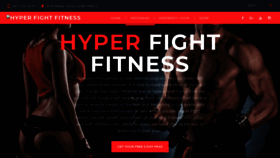 What Hyperfightfitness.com website looked like in 2020 (3 years ago)