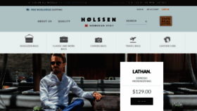 What Holssen.com website looked like in 2020 (3 years ago)