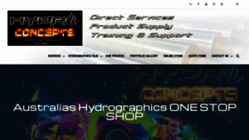 What Hydroconcepts.com.au website looked like in 2020 (3 years ago)