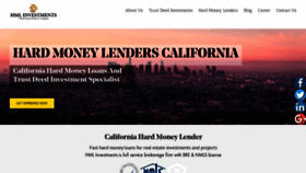 What Hmlinvestments.com website looked like in 2020 (3 years ago)