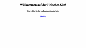 What Hoelscher-hi.de website looked like in 2020 (3 years ago)