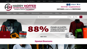 What Harryhoffer.com website looked like in 2020 (3 years ago)