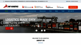 What Hif-logistics.com website looked like in 2020 (3 years ago)