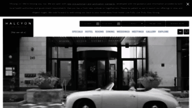 What Halcyonhotelcherrycreek.com website looked like in 2020 (3 years ago)