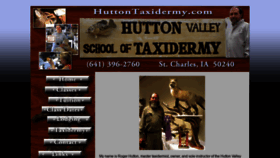What Huttontaxidermy.com website looked like in 2020 (3 years ago)