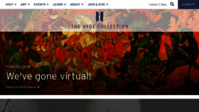 What Hydecollection.org website looked like in 2020 (3 years ago)