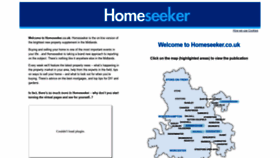 What Homeseeker.co.uk website looked like in 2020 (3 years ago)