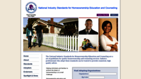 What Homeownershipstandards.org website looked like in 2020 (3 years ago)