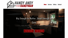 What Handyandywa.com website looked like in 2020 (3 years ago)
