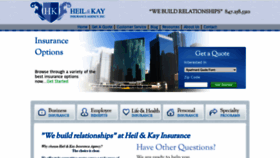 What Heilandkay.com website looked like in 2020 (3 years ago)