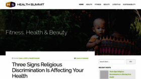 What Healthsummit2002.org website looked like in 2020 (3 years ago)