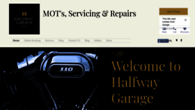 What Halfway-garage.co.uk website looked like in 2020 (3 years ago)