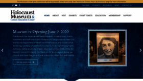 What Holocaustmuseumswfl.org website looked like in 2020 (3 years ago)