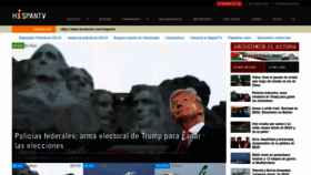 What Hispantv.com website looked like in 2020 (3 years ago)