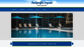 What Hatipogluinsaat.com.tr website looked like in 2020 (3 years ago)